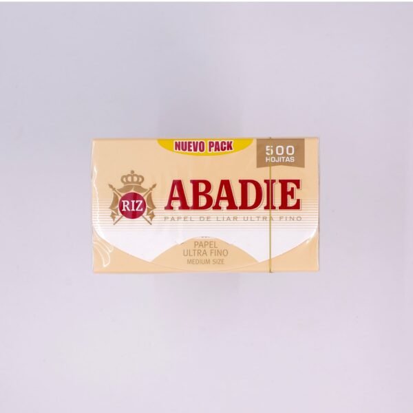 Papel Abadie Ultra Fino 500 Hojitas 1 y 1/4