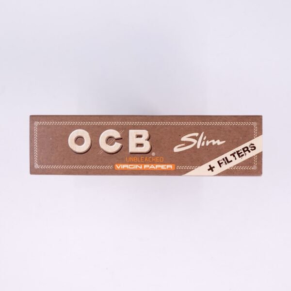 Papel OCB Virgin Paper Umbleached Slim King Size + Filtros