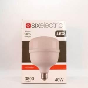 GALPONERA SIXELECTRIC 40W - LUZ CÁLIDA 3800 LÚMENES